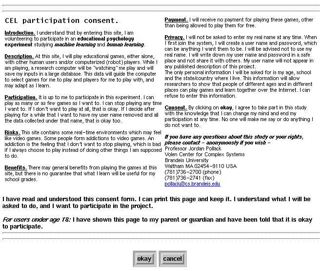consent form