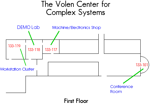 Volen Center Map